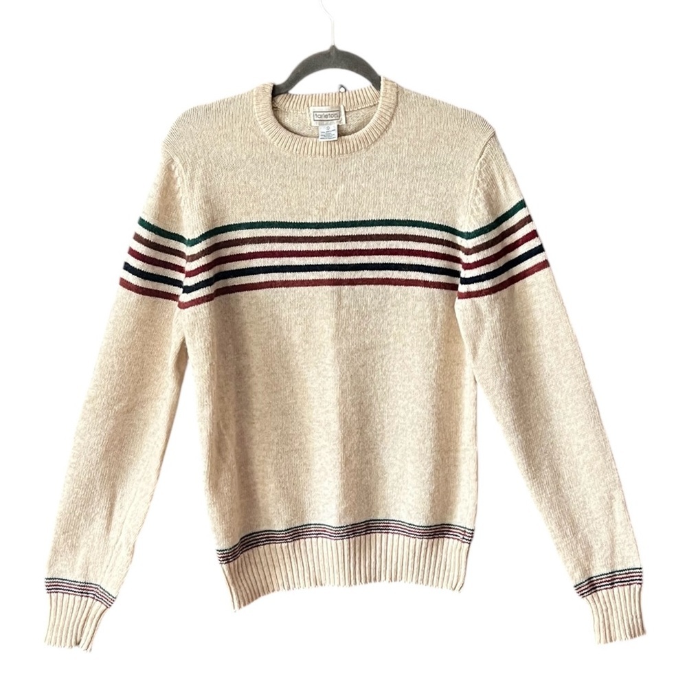 Vintage Tarleton Shetland Wool Crewneck Preppy Sweater. Sz. L